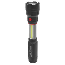 Load image into Gallery viewer, Sealey Torch/Inspection Light 3W COB & 3W LED 4 x AAA Cell