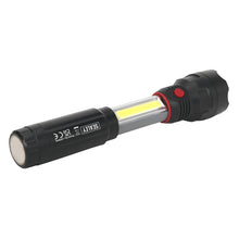 Load image into Gallery viewer, Sealey Torch/Inspection Light 3W COB & 3W LED 4 x AAA Cell