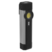 Load image into Gallery viewer, Sealey Rechargeable Aluminium Pocket Light, UV 3W COB & 1W SMD LED