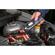 Load image into Gallery viewer, Sealey Rechargeable 360° Inspection Light 3W COB & 1W SMD LED Carbon Fibre Effect