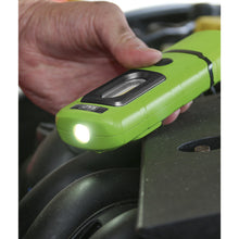 Load image into Gallery viewer, Sealey Rechargeable 360° Inspection Light 3W COB & 1W SMD LED Green Lithium-Polymer