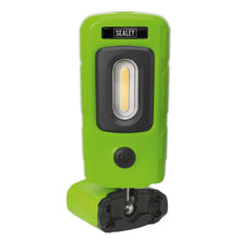 Load image into Gallery viewer, Sealey Rechargeable 360° Inspection Light 3W COB & 1W SMD LED Green Lithium-Polymer