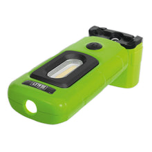 Load image into Gallery viewer, Sealey Rechargeable 360° Inspection Light 3W COB & 1W SMD LED Green Lithium-Polymer