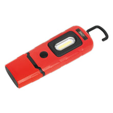 Load image into Gallery viewer, Sealey Rechargeable 360° Inspection Light 3W COB & 1W SMD LED Red Lithium-Polymer