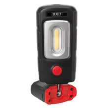 Load image into Gallery viewer, Sealey Rechargeable 360° Inspection Light 3W COB & 1W SMD LED Black Lithium-Polymer