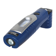 Load image into Gallery viewer, Sealey Rechargeable 360° Inspection Light 7 SMD & 3W SMD LED Blue Lithium-ion