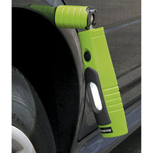 Load image into Gallery viewer, Sealey Rechargeable 360° Inspection Lamp 7 SMD & 3W SMD LED Green Lithium-ion