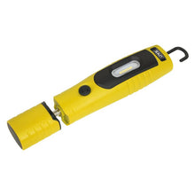 Load image into Gallery viewer, Sealey Rechargeable 360° Inspection Light 7 SMD & 3W SMD LED Yellow Lithium-ion
