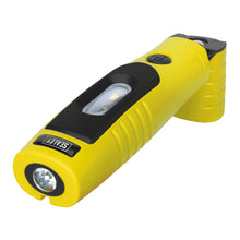 Load image into Gallery viewer, Sealey Rechargeable 360° Inspection Light 7 SMD & 3W SMD LED Yellow Lithium-ion