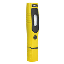 Load image into Gallery viewer, Sealey Rechargeable 360° Inspection Light 7 SMD & 3W SMD LED Yellow Lithium-ion
