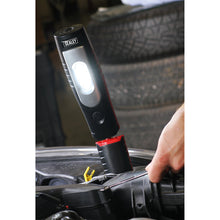 Load image into Gallery viewer, Sealey Rechargeable 360° Inspection Light 7 SMD & 3W SMD LED Black Lithium-ion
