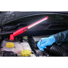 Load image into Gallery viewer, Sealey Rechargeable 360° Slim Inspection Light 8W & 1W SMD LED Red Lithium-ion