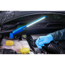 Load image into Gallery viewer, Sealey Rechargeable 360° Slim Inspection Light 8W & 1W SMD LED & UV Light Black Lithium-ion
