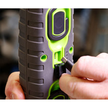 Load image into Gallery viewer, Sealey Rechargeable 360° Inspection Lamp 24 SMD & 3W SMD LED Green 2 x Lithium-ion