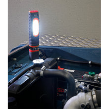 Load image into Gallery viewer, Sealey Rechargeable 360° Inspection Light 24 SMD & 3W SMD LED Red 2 x Lithium-ion