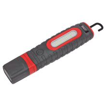 Load image into Gallery viewer, Sealey Rechargeable 360° Inspection Light 24 SMD & 3W SMD LED Red 2 x Lithium-ion