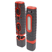 Load image into Gallery viewer, Sealey Rechargeable 360° Inspection Light 24 SMD & 3W SMD LED Red 2 x Lithium-ion