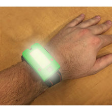 Load image into Gallery viewer, Sealey Rechargeable Head Torch 2W COB LED Auto-Sensor Green