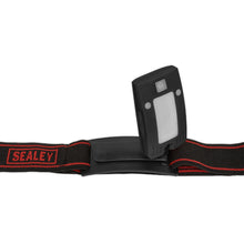 Load image into Gallery viewer, Sealey Rechargeable Head Torch 2W COB LED Auto-Sensor Black