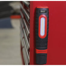 Load image into Gallery viewer, Sealey Rechargeable 360° Inspection Light 16 SMD & 3W SMD LED Black 2 x Lithium-ion