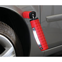 Load image into Gallery viewer, Sealey Rechargeable 360° Inspection Light 14 SMD & 3W SMD LED Red Lithium-ion