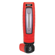 Load image into Gallery viewer, Sealey Rechargeable 360° Inspection Light 14 SMD & 3W SMD LED Red Lithium-ion