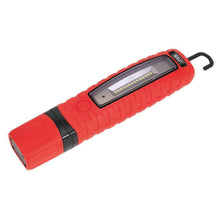 Load image into Gallery viewer, Sealey Rechargeable 360° Inspection Light 14 SMD & 3W SMD LED Red Lithium-ion