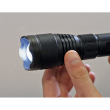 Load image into Gallery viewer, Sealey Aluminium Torch 10W SMD LED Adjustable Focus Rechargeable