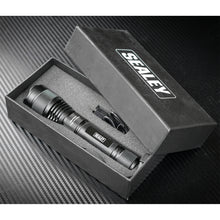 Load image into Gallery viewer, Sealey Aluminium Torch 10W SMD LED Adjustable Focus Rechargeable