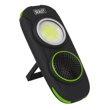 Load image into Gallery viewer, Sealey Rechargeable Torch, Wireless Speaker 10W COB LED