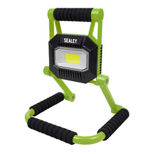Load image into Gallery viewer, Sealey Rechargeable Portable Fold Flat Floodlight 10W COB LED Lithium-ion