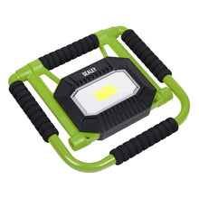 Load image into Gallery viewer, Sealey Rechargeable Portable Fold Flat Floodlight 20W COB LED Lithium-ion