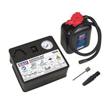 Load image into Gallery viewer, Sealey Tyre Inflator 12V & Emergency Puncture Sealant Kit