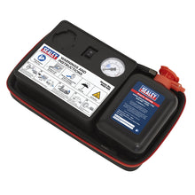 Load image into Gallery viewer, Sealey Tyre Inflator 12V & Emergency Puncture Sealant Kit