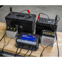 Load image into Gallery viewer, Sealey Four Bank 6/12V 8A (4 x 2A) Auto Maintenance Charger