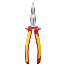 Load image into Gallery viewer, Teng 1000V Insulated 8" Long Nose Plier Bent TPR Grip