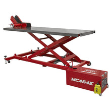 Load image into Gallery viewer, Sealey Motorcycle Lift 450kg 12V Electro/Hydraulic