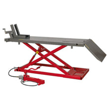 Load image into Gallery viewer, Sealey Motorcycle Lift 680kg Capacity Heavy-Duty Air/Hydraulic