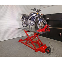 Load image into Gallery viewer, Sealey Motorcycle Lift 680kg Capacity Heavy-Duty Electro/Hydraulic
