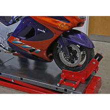Load image into Gallery viewer, Sealey Motorcycle Lift 680kg Capacity Heavy-Duty Electro/Hydraulic