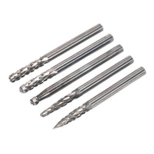 Load image into Gallery viewer, Sealey Micro Tungsten Carbide Burr Set 5pc