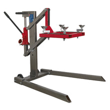 Load image into Gallery viewer, Sealey Single Post Hydraulic Motorcycle Lift 450kg Capacity