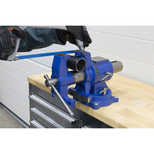 Load image into Gallery viewer, Sealey Vice Cast Iron Multifunction Swivel Base 150mm (6")