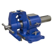 Load image into Gallery viewer, Sealey Vice Cast Iron Multifunction Swivel Base 150mm (6")