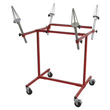 Load image into Gallery viewer, Sealey Alloy Wheel Painting/Repair Stand - 4-Wheel Capacity - Angled Cones