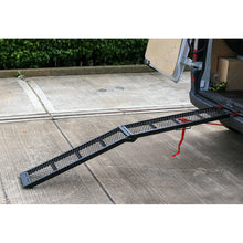 Load image into Gallery viewer, Sealey Steel Mesh Folding Loading Ramp 360kg Capacity