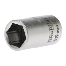 Load image into Gallery viewer, Teng Socket 1/2" Drive 15mm Stainless - 6pt