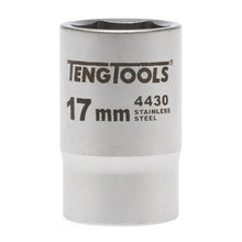 Load image into Gallery viewer, Teng Socket 1/2" Drive 17mm Stainless - 6pt