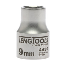 Load image into Gallery viewer, Teng Socket 3/8" Drive 9mm Stainless - 6pt
