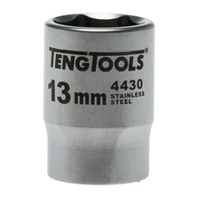 Load image into Gallery viewer, Teng Socket 3/8" Drive 13mm Stainless - 6pt